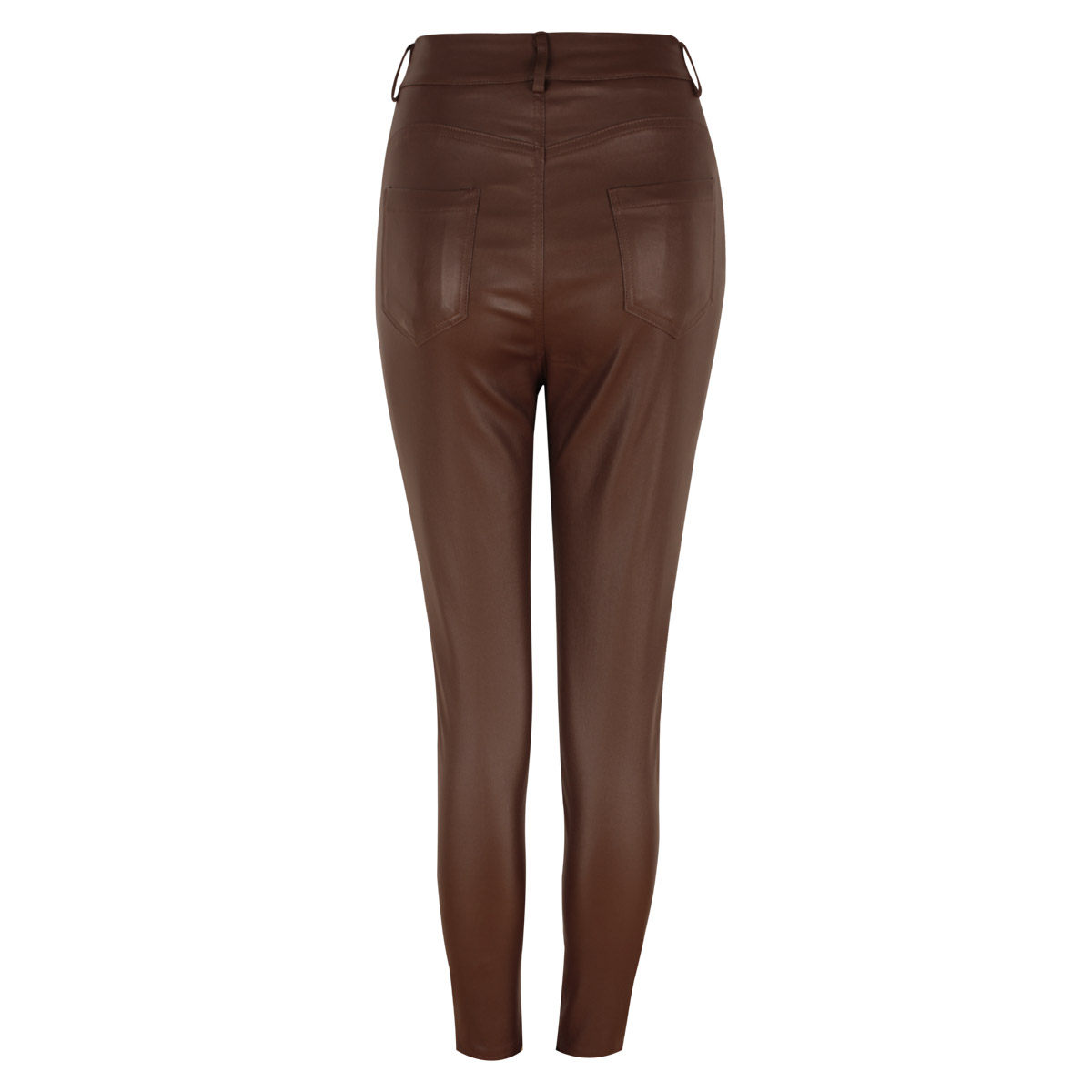 Pantal&oacute;n de Tiro Alto Efecto Tacto Piel para Mujer Junior image number null