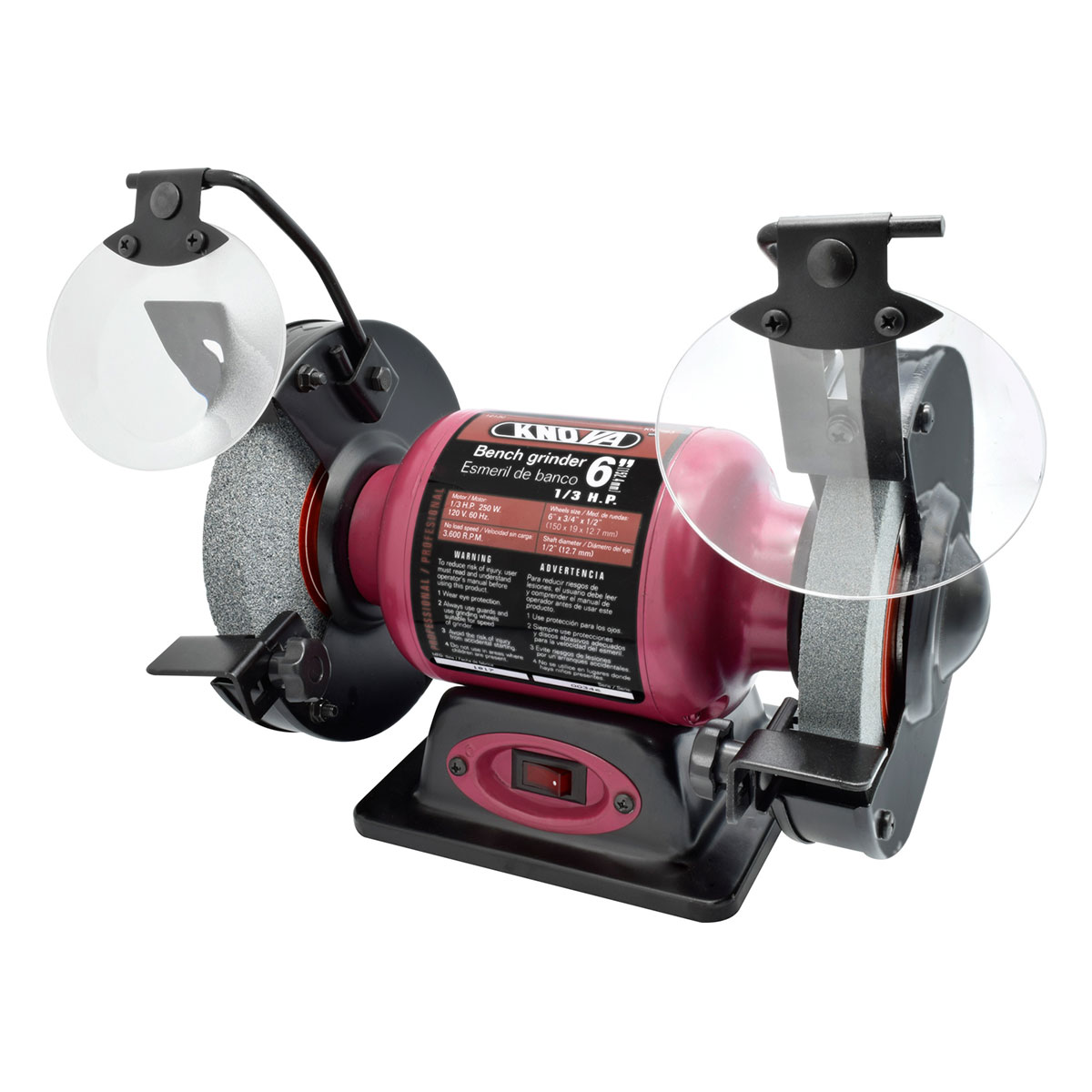 Esmeril Profesional de Banco 6" 1/3 HP KN 7053  Knova image number null