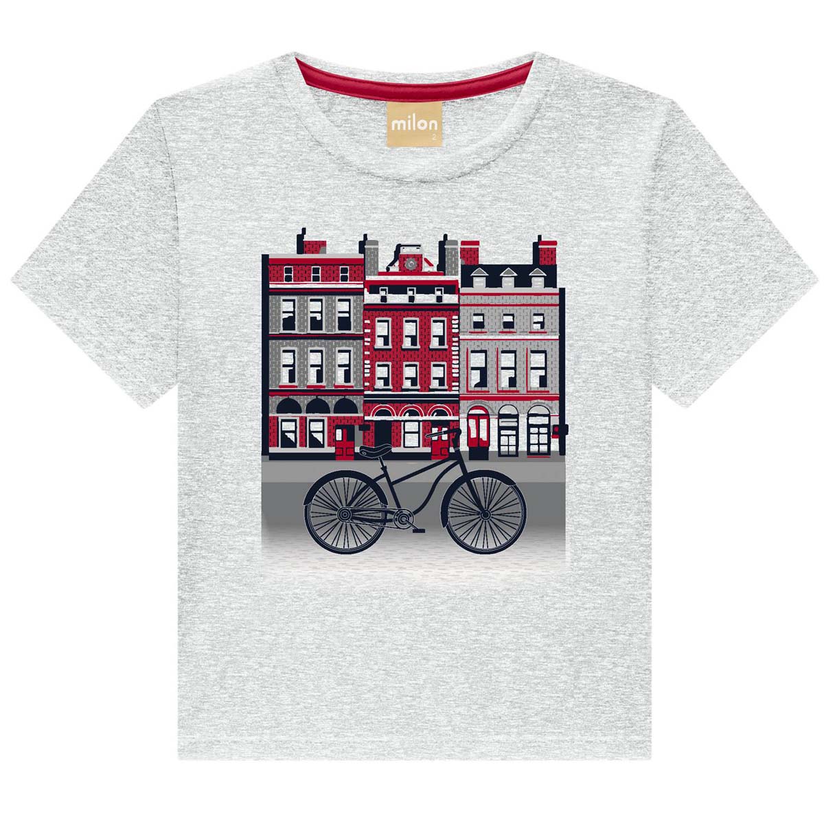 Playera Milon Manga Corta para Beb&eacute; Ni&ntilde;o image number null