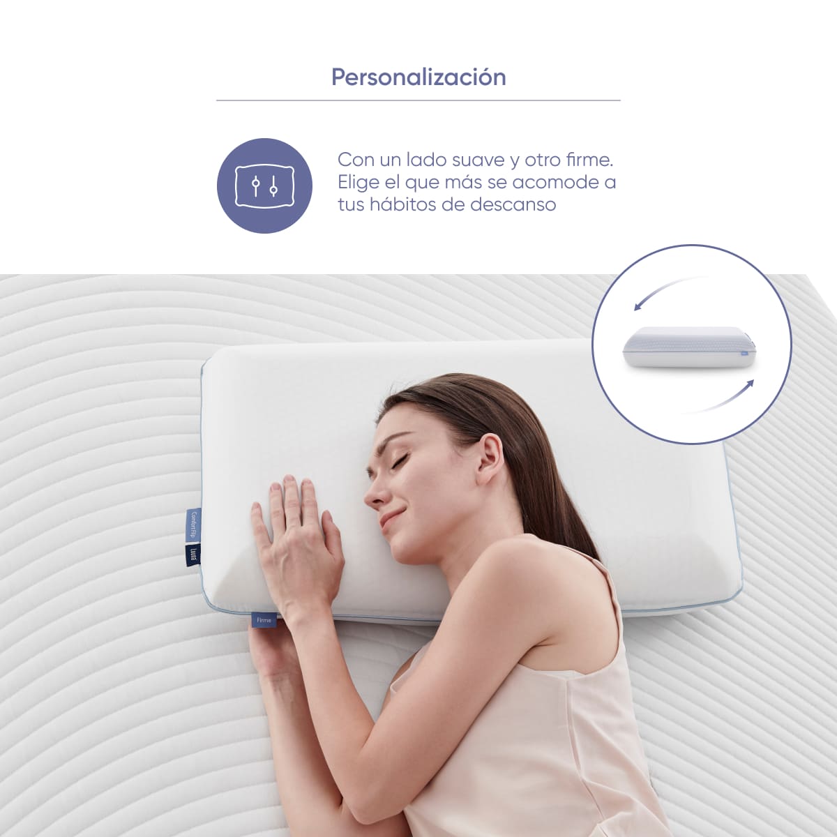 Almohada Comfort Flip Est&aacute;ndar Luuna image number null