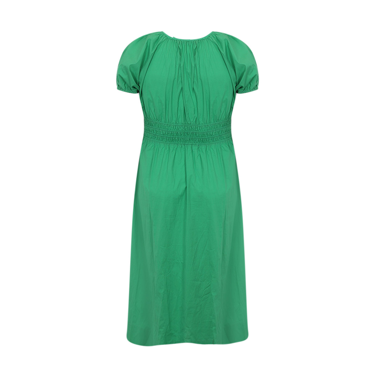 Vestido Manga Corta De Popelina Fukka Para Mujer Curvy image number null