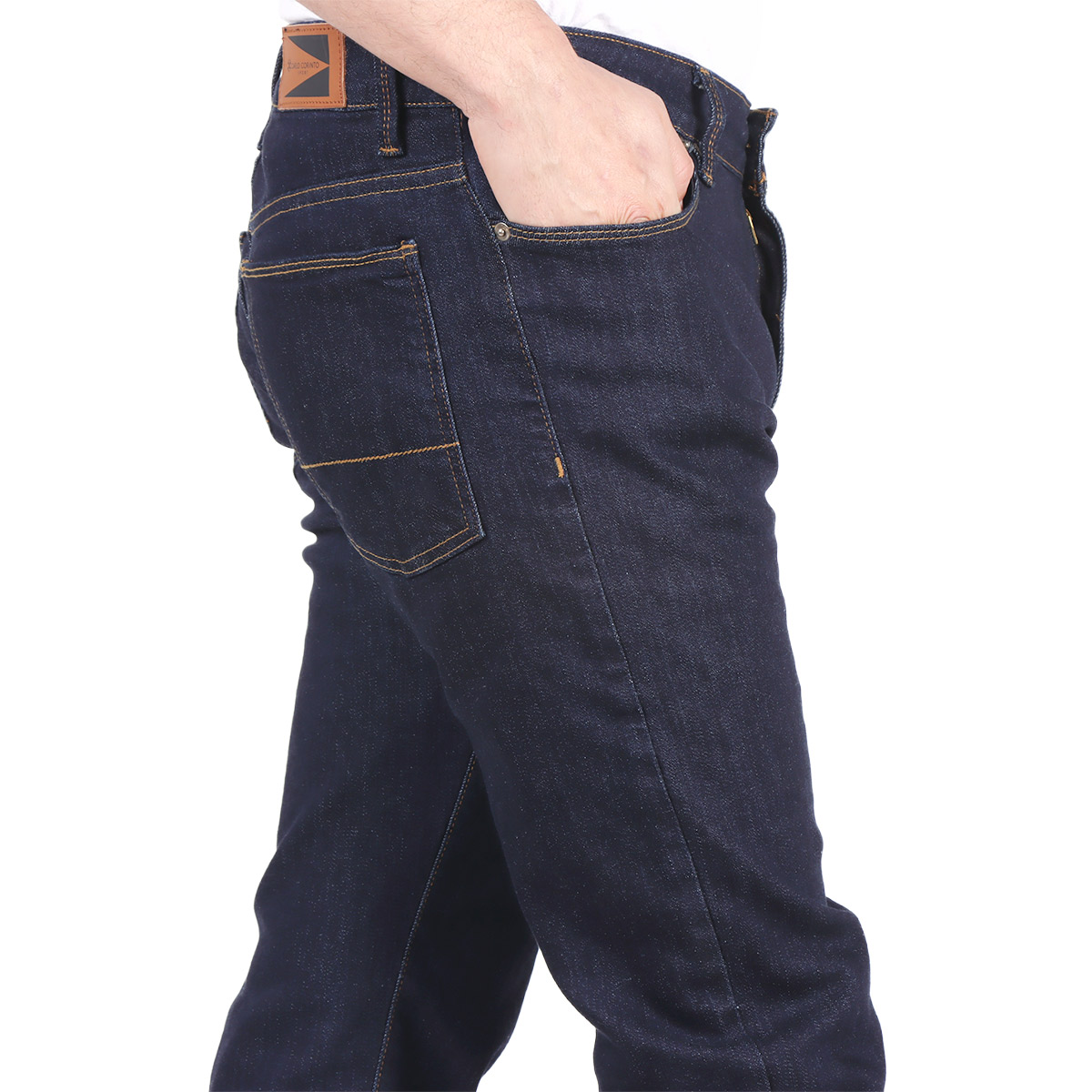 Jeans B&aacute;sico Regular Fit Carlo Corinto para Hombre image number null