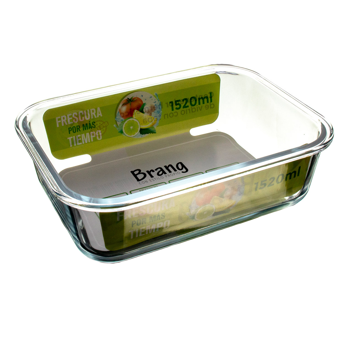 Recipiente Herm&eacute;tico Rectangular 1.52ml Vidrio Multiusos Brang image number null