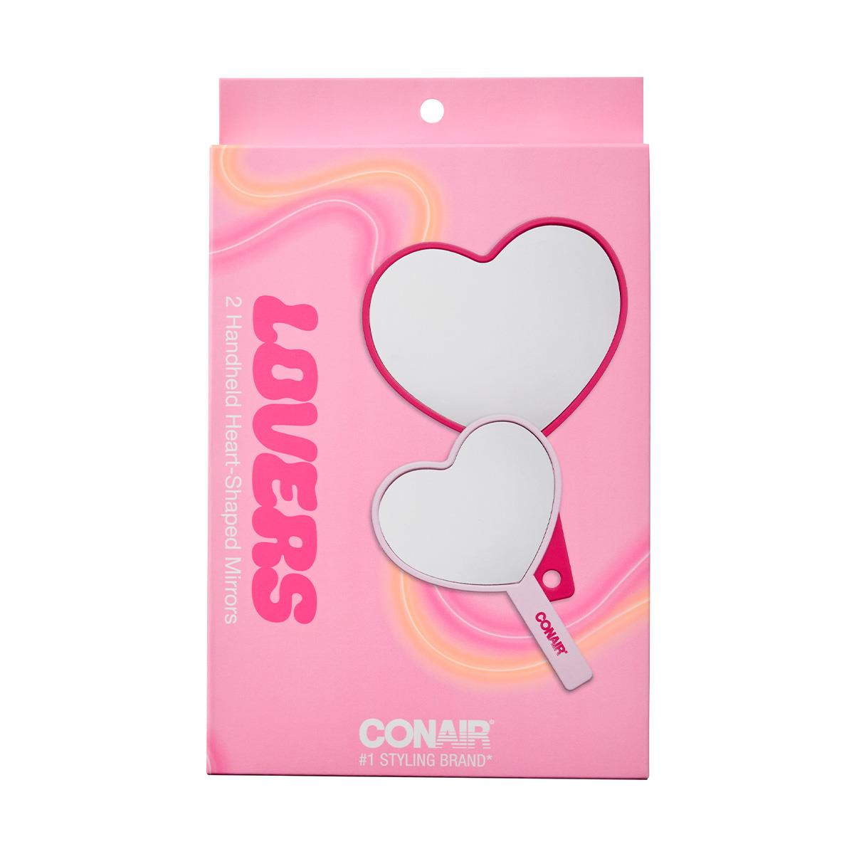 Set De Espejos Coraz&oacute;n Conair 2 Pzas Scunci image number null