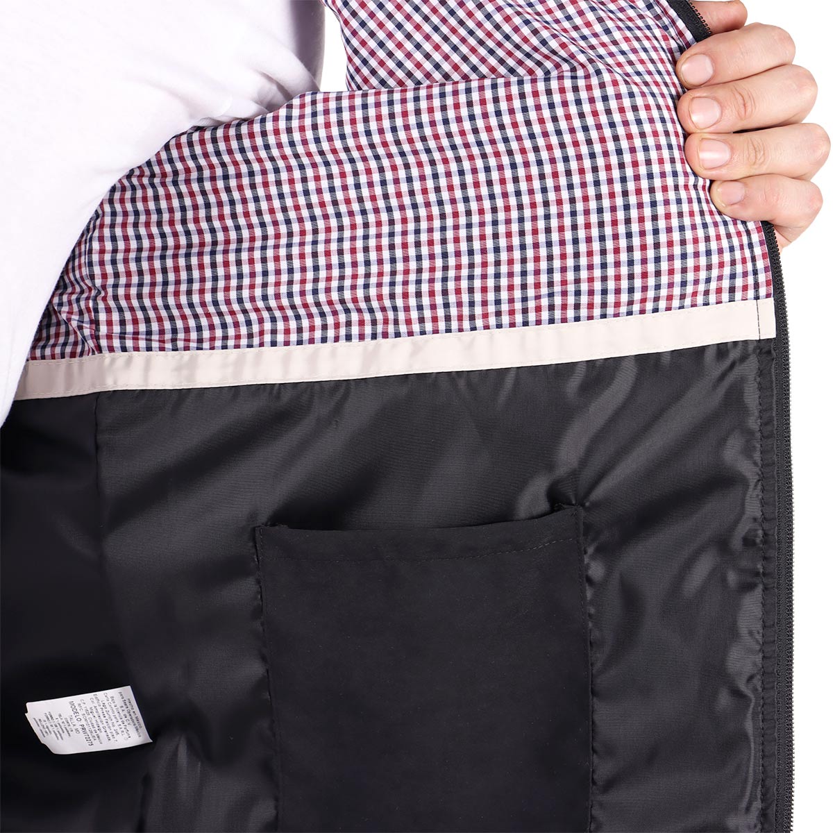 Chaleco Capitonado Negro Cierre Frontal Carlo Corinto para Hombre image number null