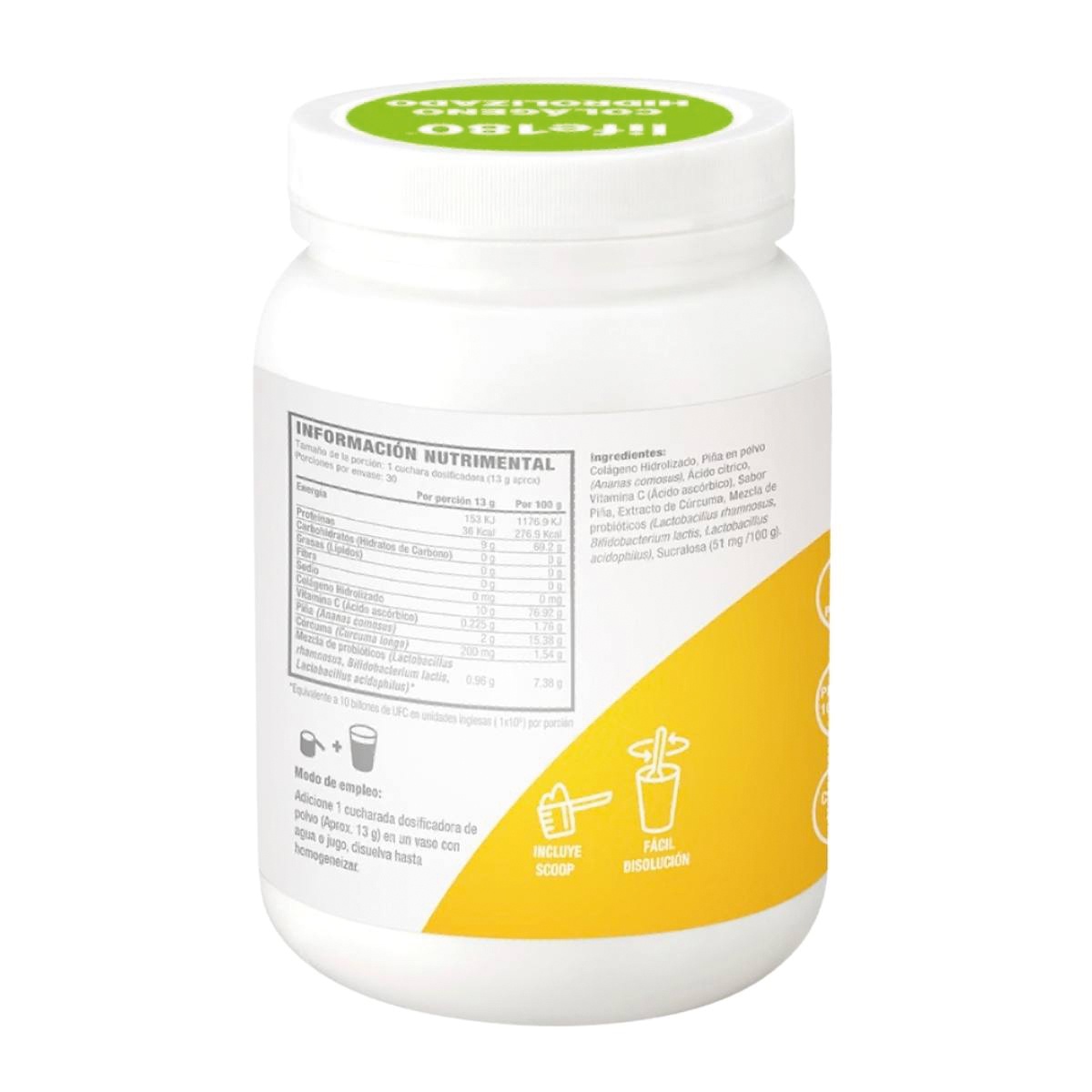 Colageno  Con Probioticos Y Curcuma Life 180 image number null