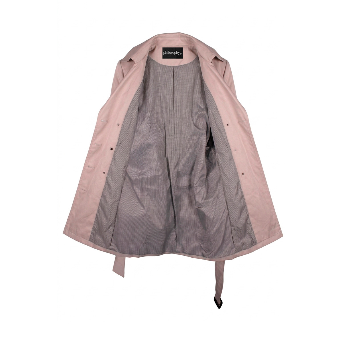Gabardina Con Capucha Philosophy Para  Mujer Junior image number null