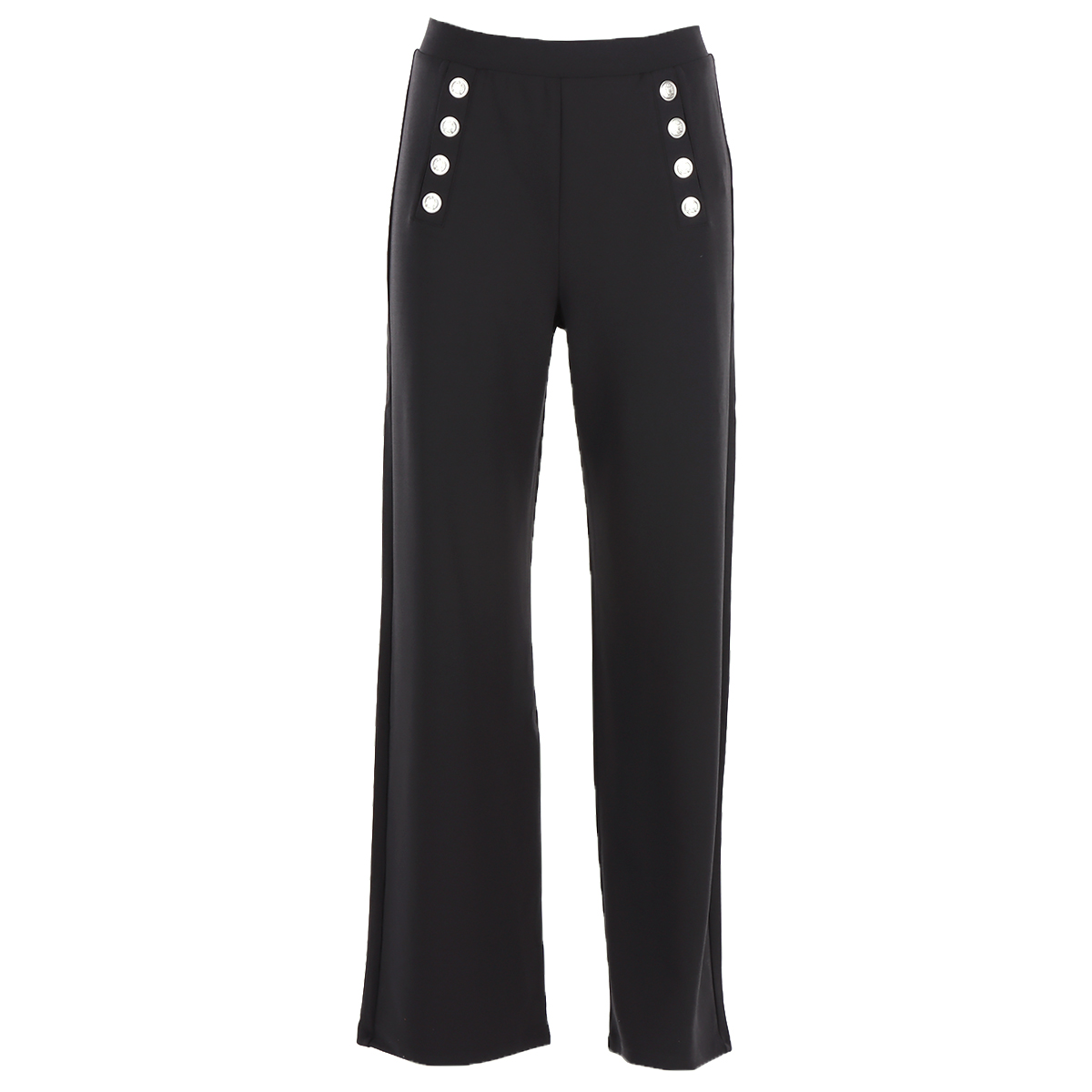Pantal&oacute;n Marinero con Detalle de Botones Frontales Life Styler para Mujer image number null
