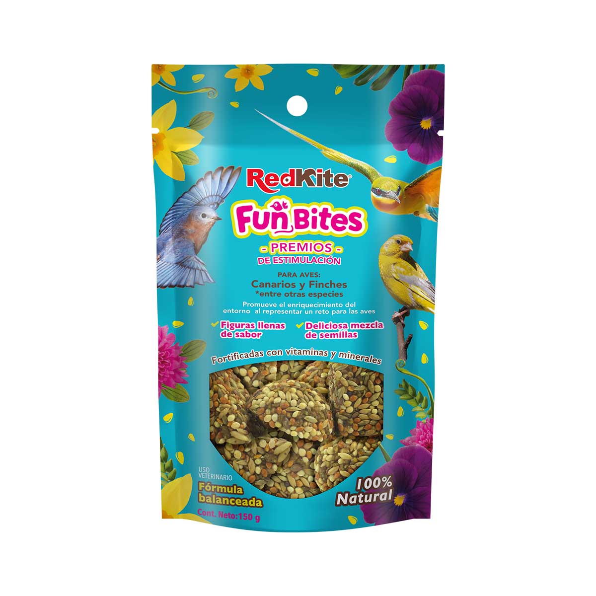 Funbites Para Canarios Y Finches 150 Gr image number null