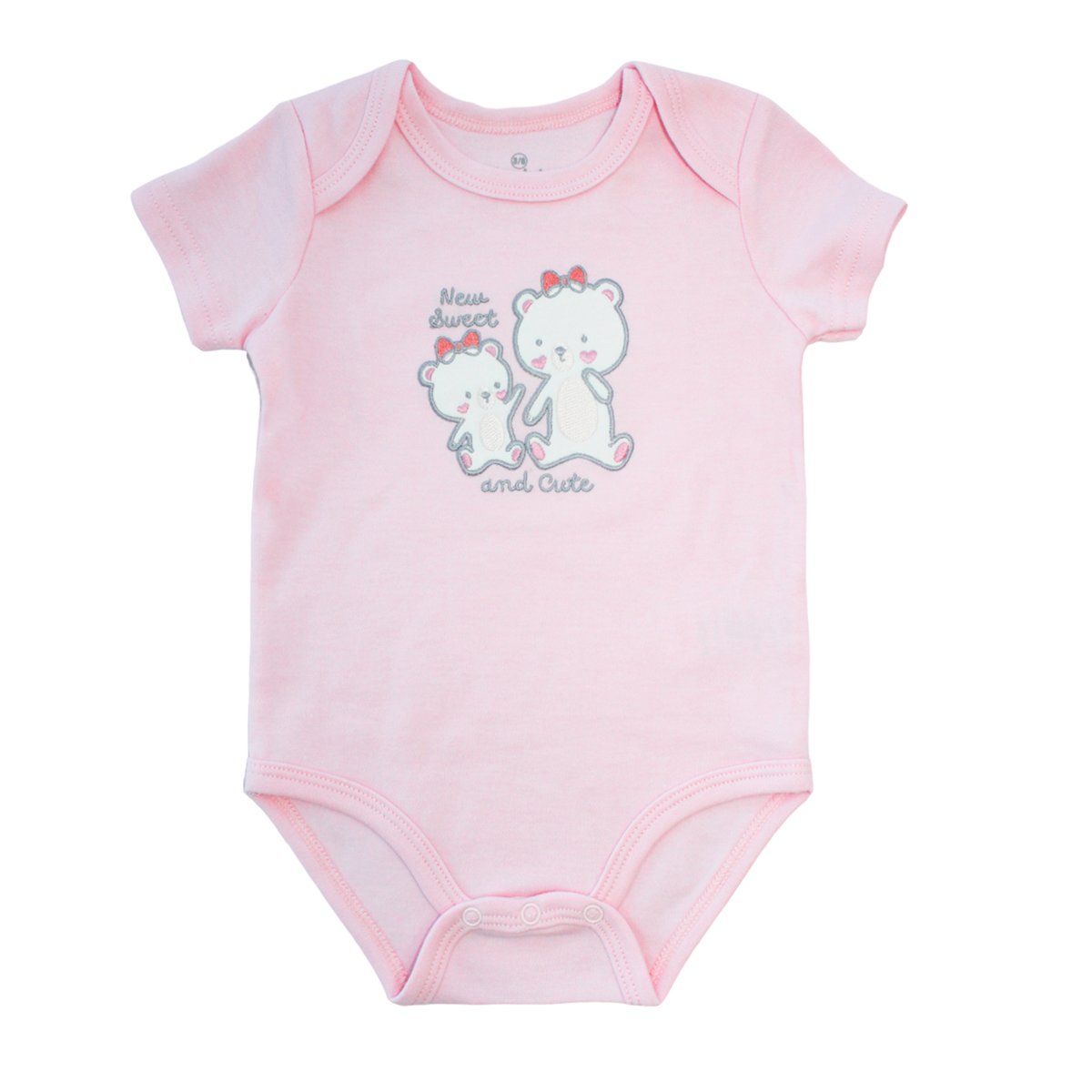 3 Pack Body Manga Corta Tiny Tots Beb&eacute; Ni&ntilde;a image number null