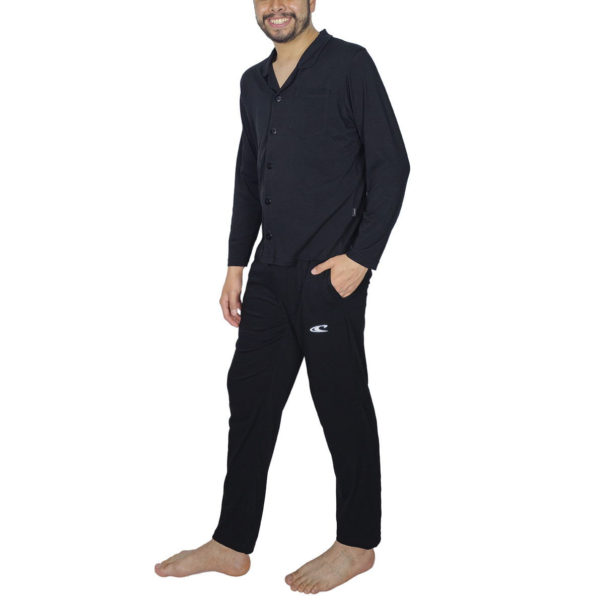 Pijama de Pantal&oacute;n y Camisa Manga Larga O'Neill para Hombre image number null