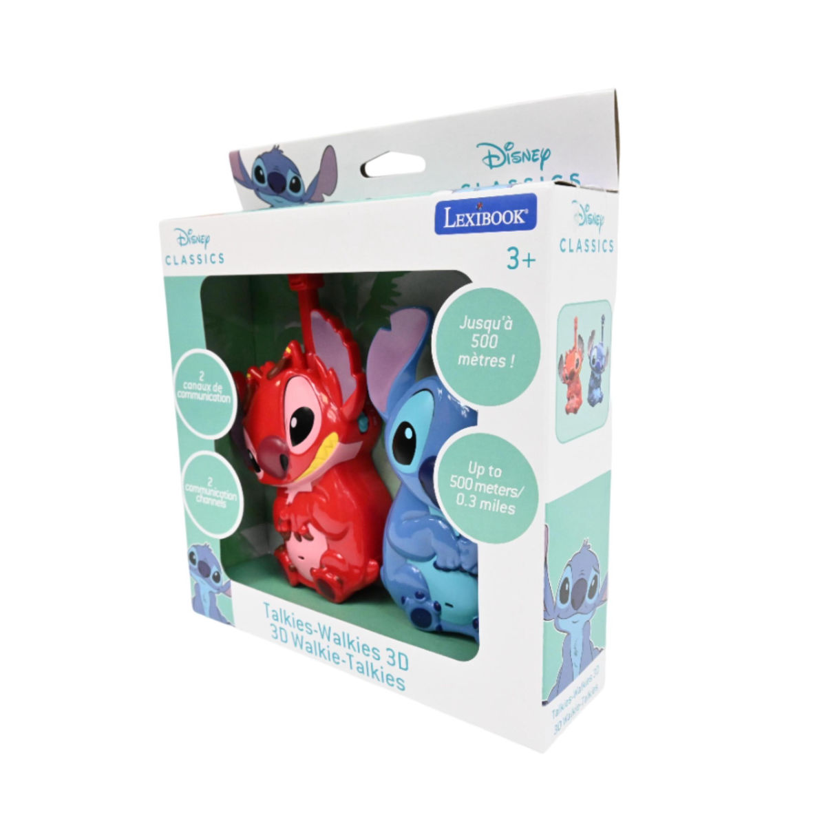 Walkie Talkies Stitch 3D Lexibook image number null