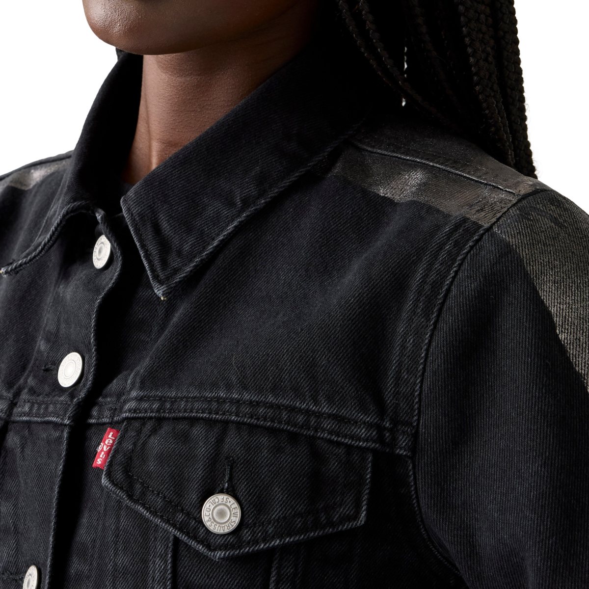 Levi&rsquo;s&reg; Chamarra Trucker de Mezclilla Original para Mujer image number null