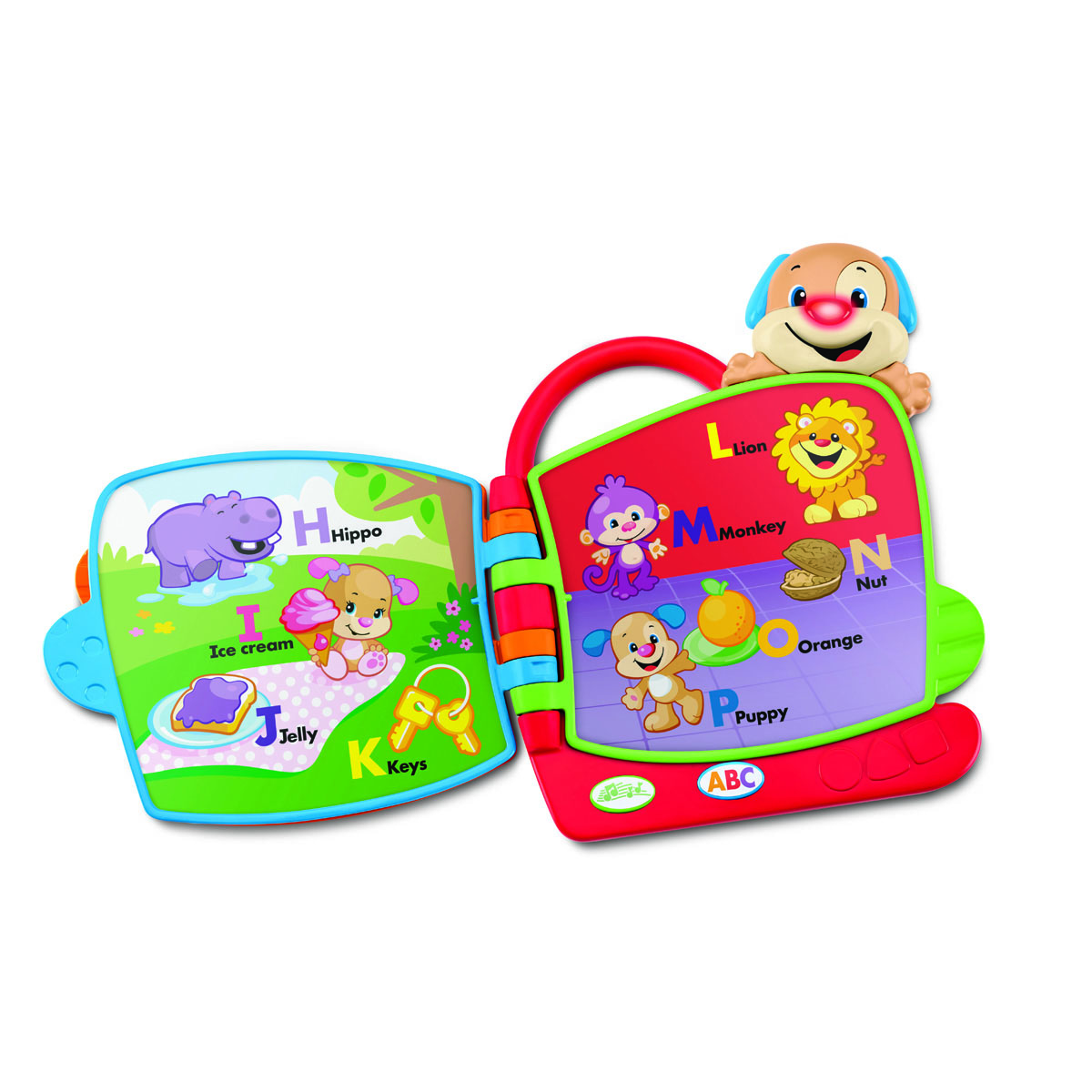 Rie y Aprende Libro ABC de Perr Fisher Price image number null