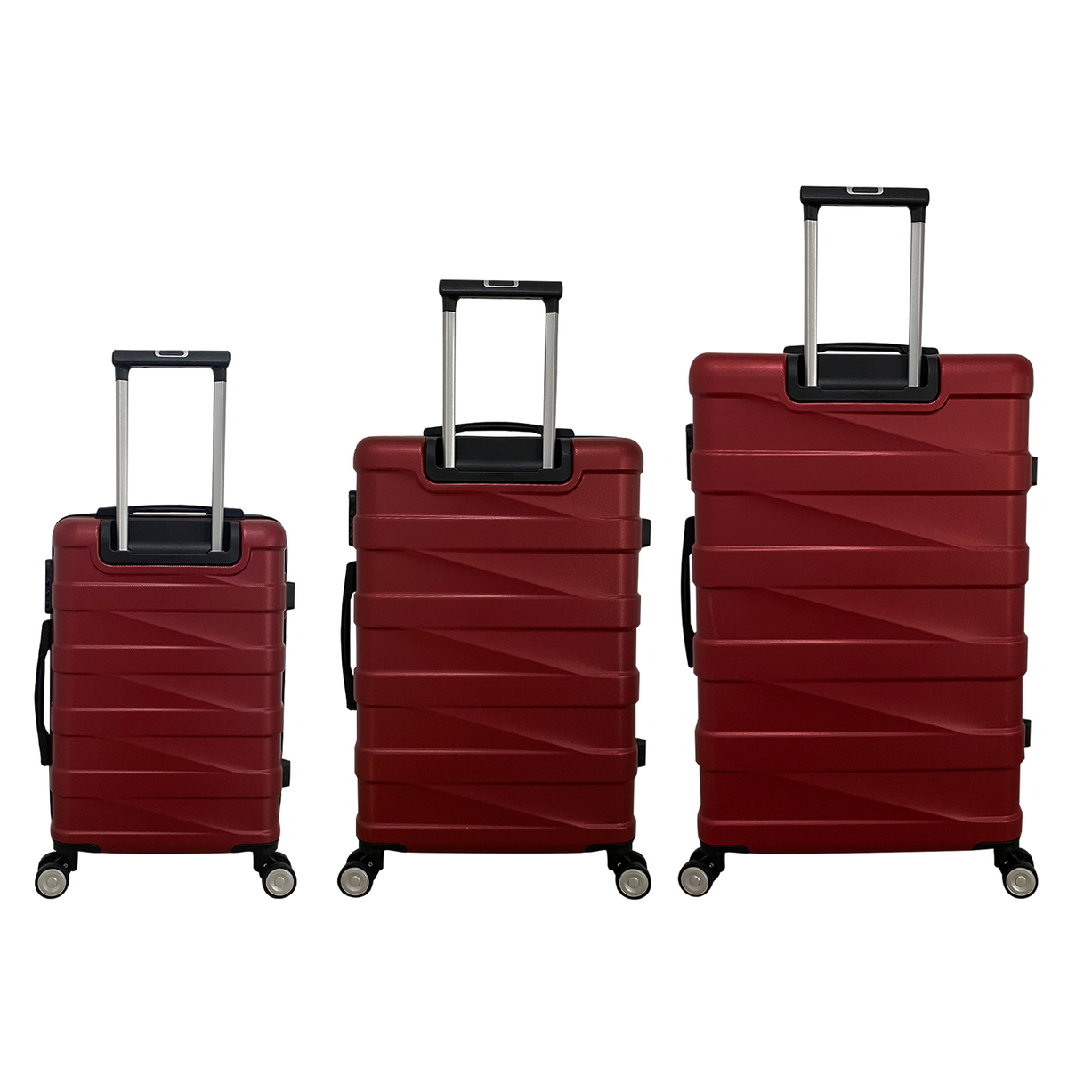 Set Peaktour de 3 Maletas Waterloo 20"/24"/28" Rojo image number null