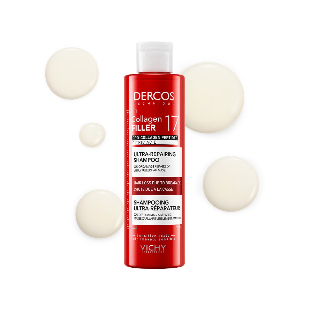 Vichy Dercos Collagen 17 Shampoo Reconstructor image number null