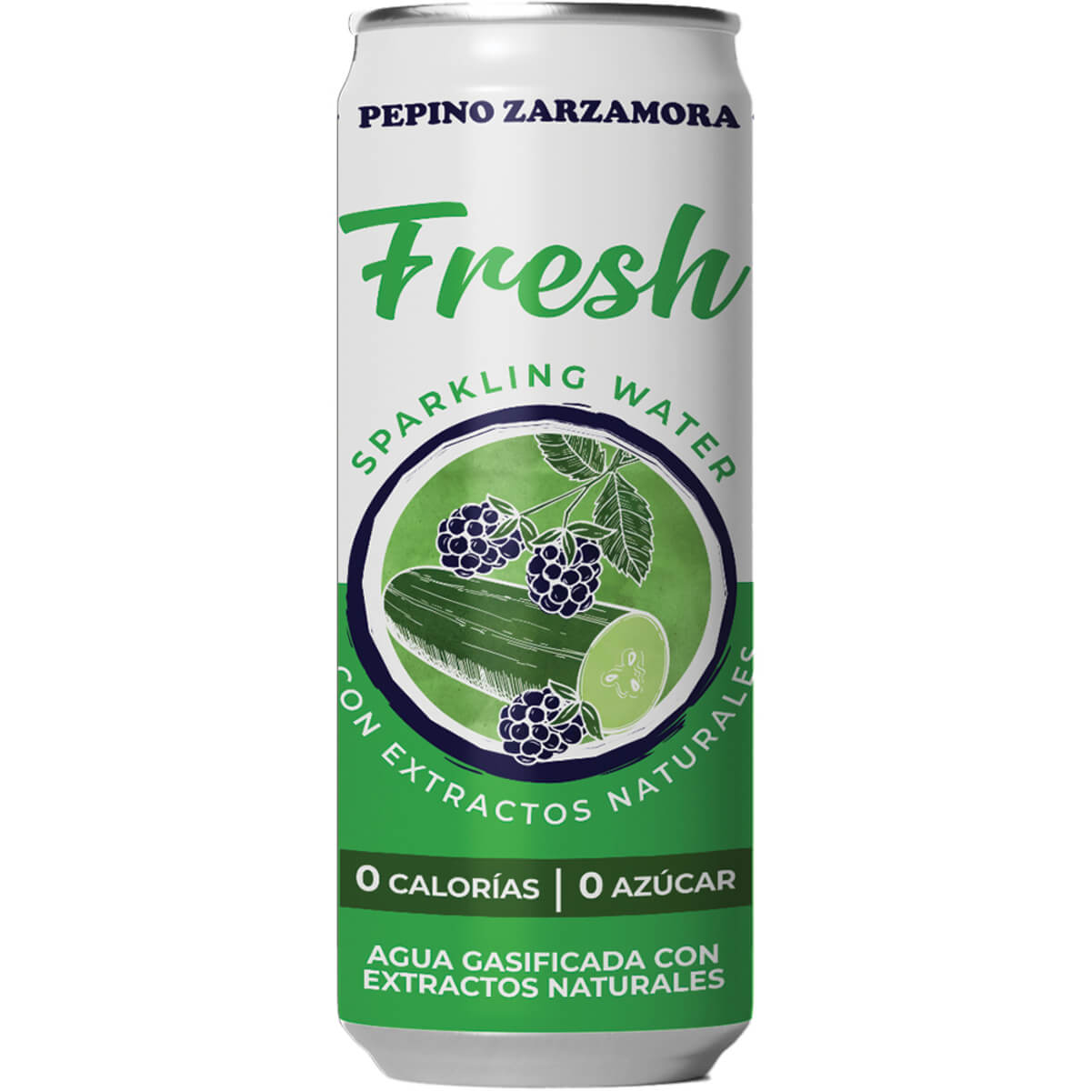 &nbsp;Bebida Carbonatada Sabor Pepino Zarzamora Sparkling Water  Fresh image number null