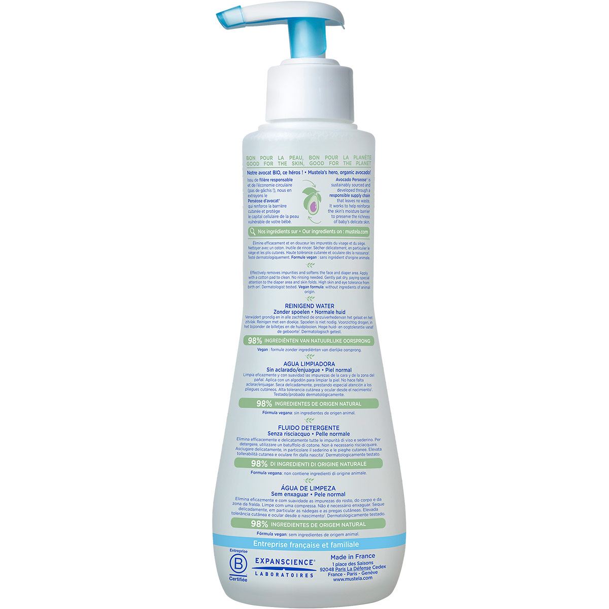 Mustela Physio B&eacute;b&eacute; Soluci&oacute;n Limpiadora Agua Micelar 300 Ml image number null