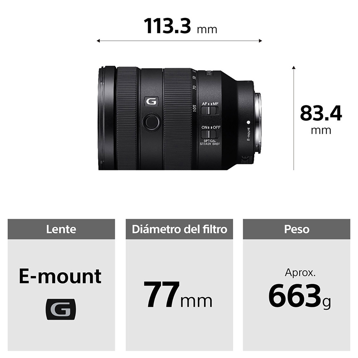 Lente Sony Fe 24-105 Mm F4 G Oss image number null