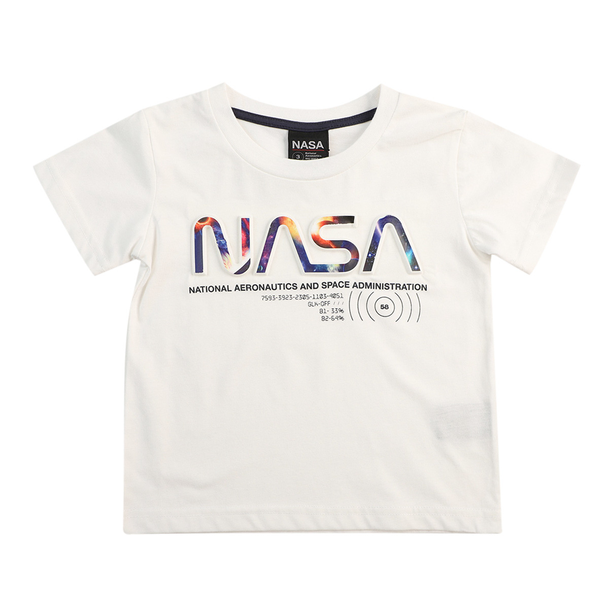 Playera con Dise&ntilde;o Nasa Manga Corta para Beb&eacute; Ni&ntilde;o image number null