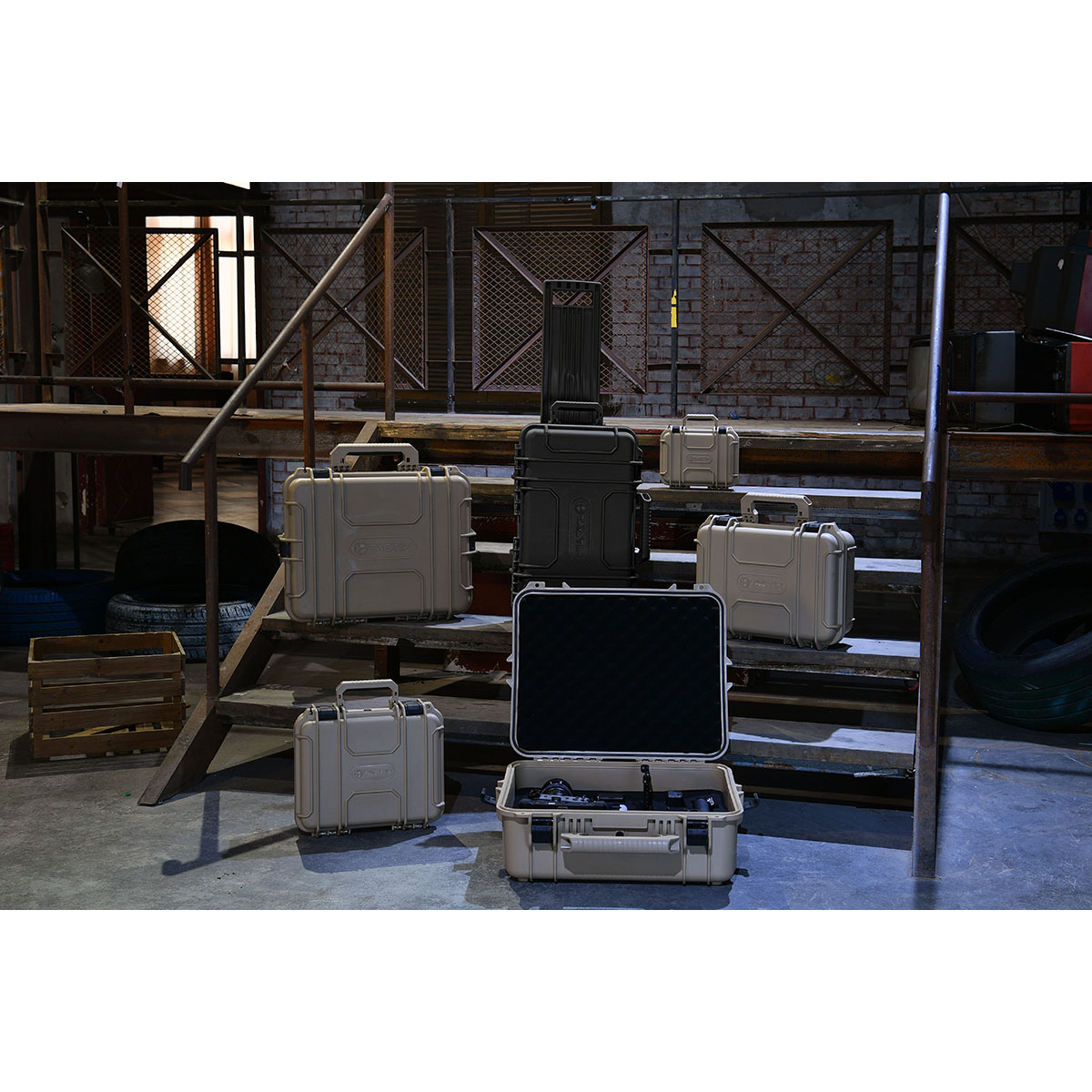 CAJA PROTECTORA TAMA&Ntilde;O L GRANDE COLOR TAN image number null