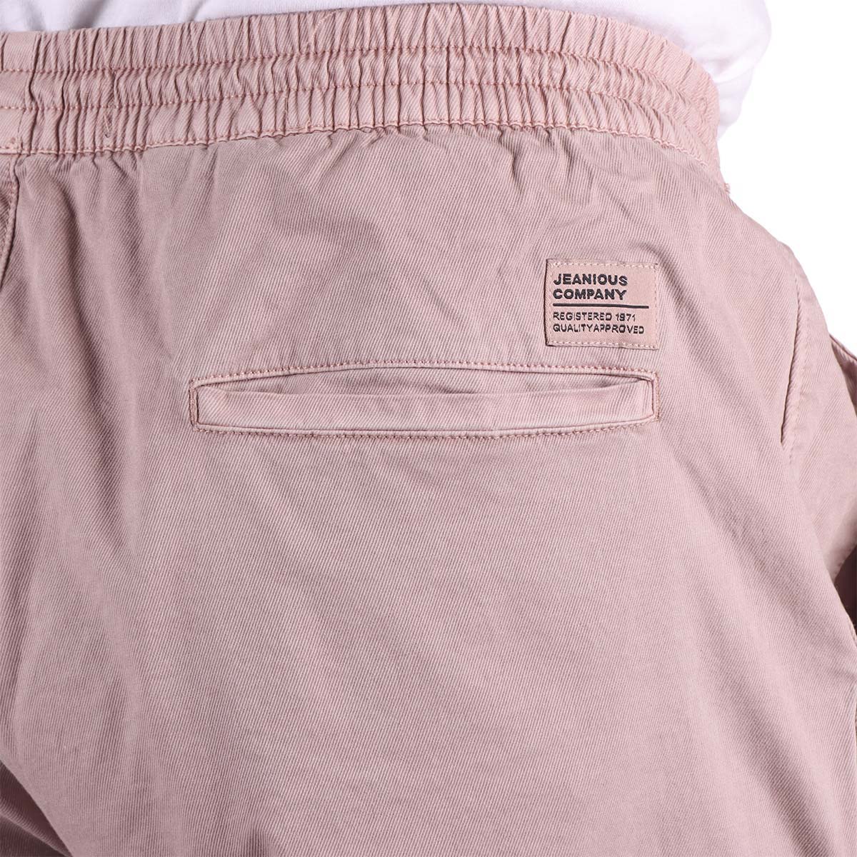 Bermuda de Gabardina Cintura El&aacute;stica Jeanious para Hombre image number null