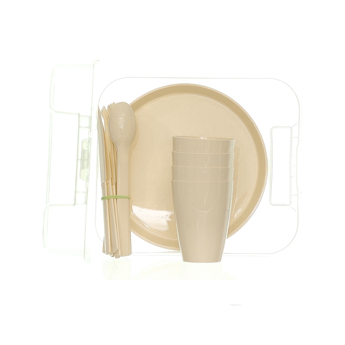 Set Picnic Bonny 21 Pzas P4 Personas Beige Gondol image number null