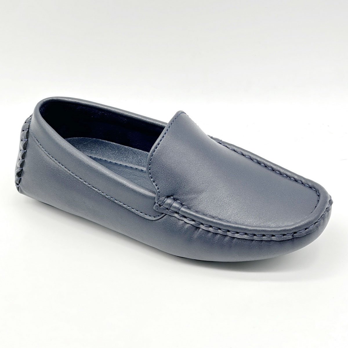 Mocas&iacute;n Liso Minuttino Azul para Ni&ntilde;o image number null