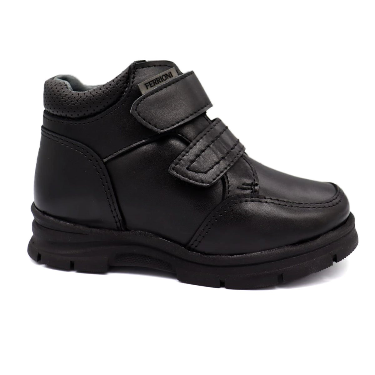 Botin Escolar Con Velcro 15-21 Negro Ferrioni image number null