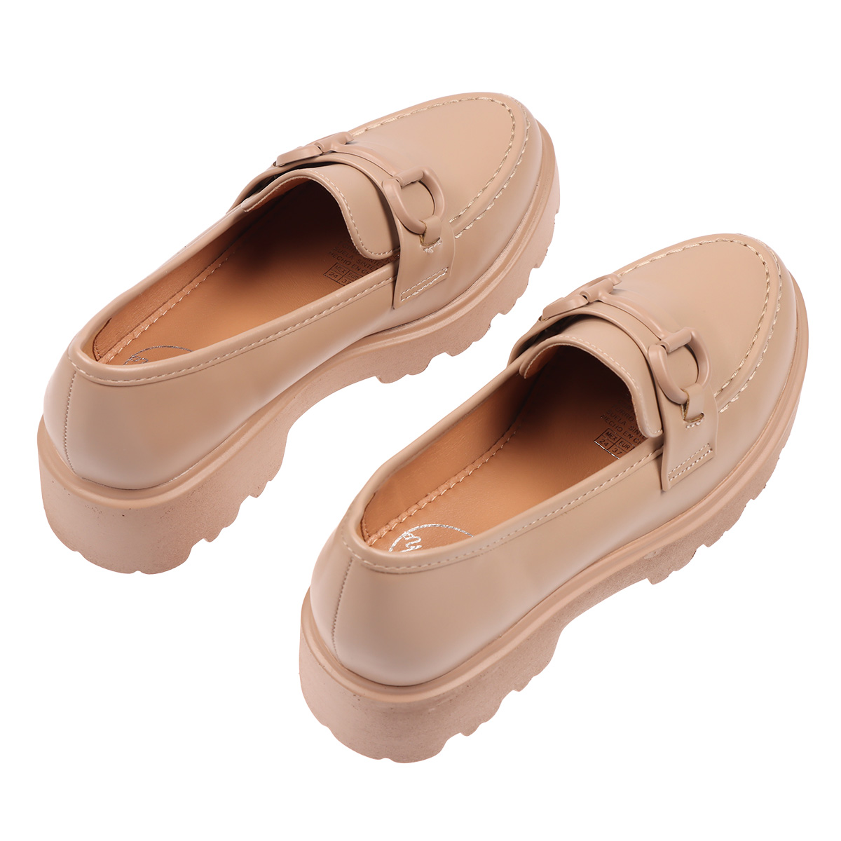 Mocas&iacute;n Beige Suela Dentada Robusta TORLI&MO para Mujer image number null