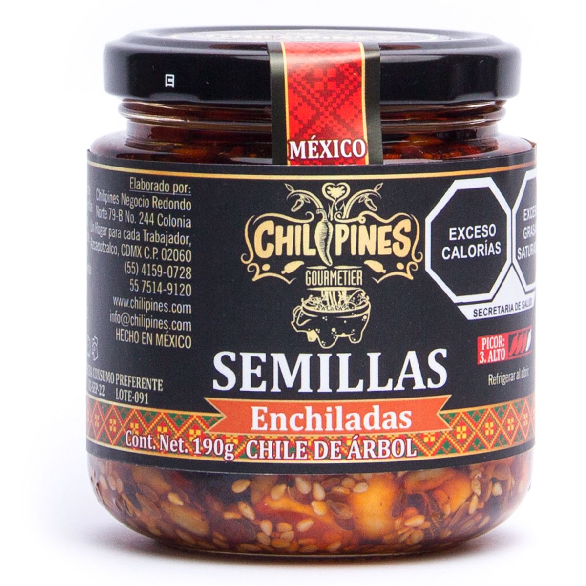 &nbsp;Semillas Enchiladas 190 G Chilipines image number null