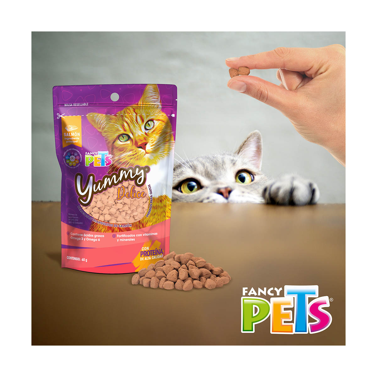 Yummy Delice Premios Para Gato 60 Gr Fancy Pets image number null
