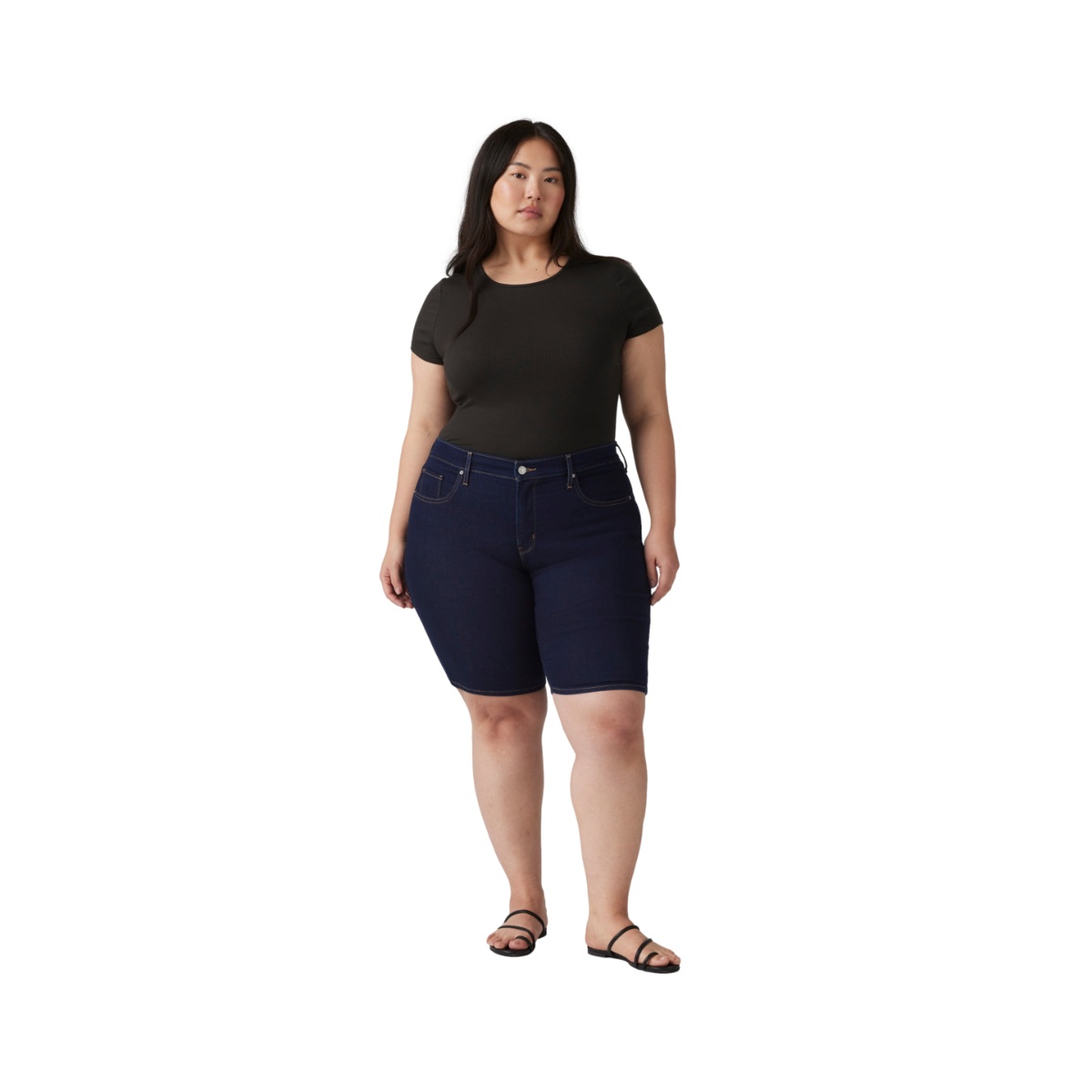 Bermuda Denim Regular Levis para Mujer Curvy image number null