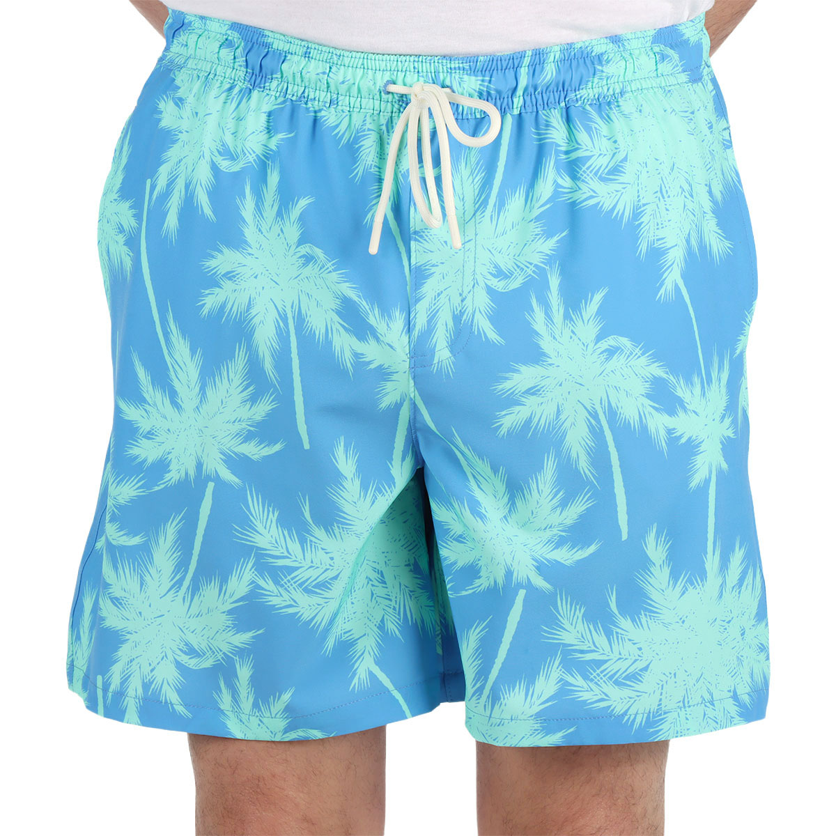 Traje de Ba&ntilde;o Estampado Palmeras Playero Jeanious Hombre image number null