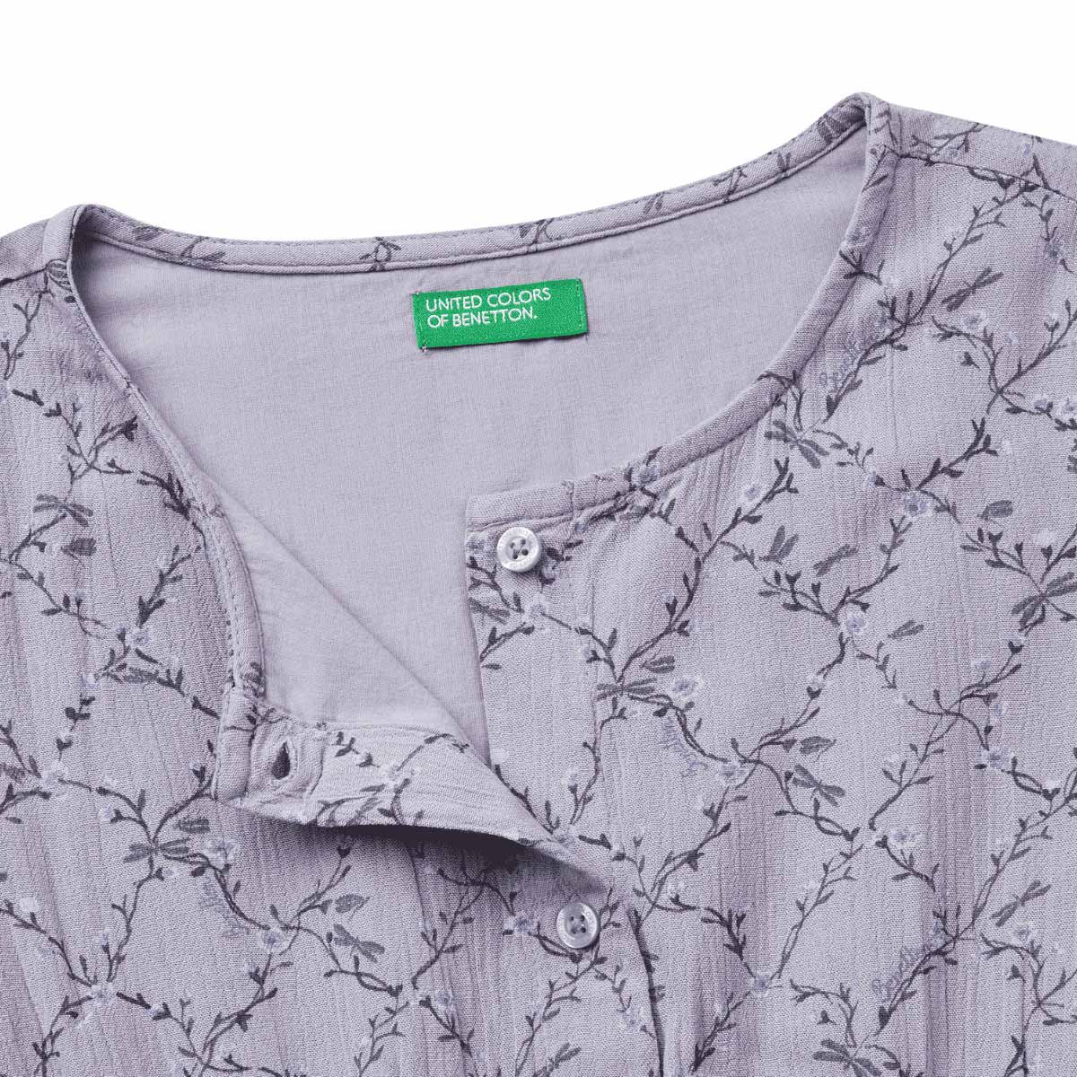 Vestido Julieta Manga Corta Benetton para Ni&ntilde;a image number null