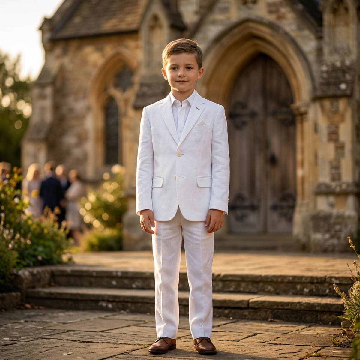 Traje Ni&ntilde;o 2Pzas Blanco image number null