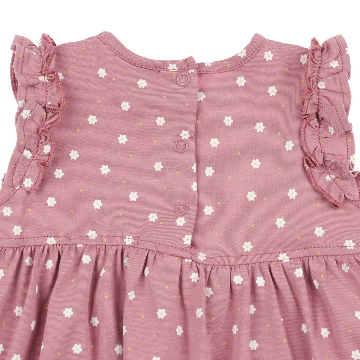 Vestido Pa&ntilde;alero de Flores Algod&oacute;n Carosello Beb&eacute; Ni&ntilde;a image number null