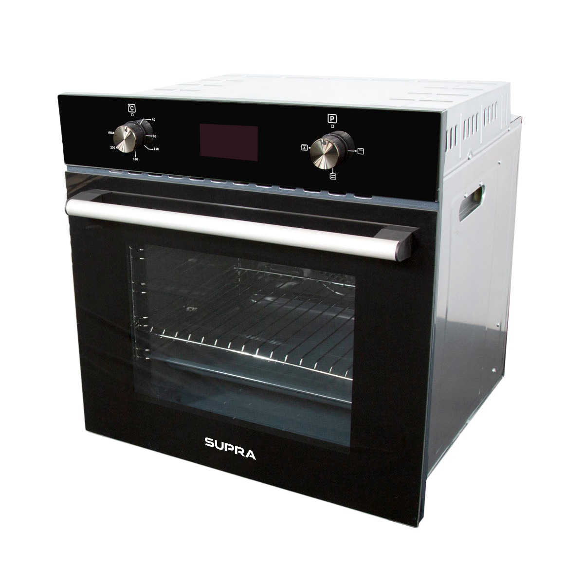 Horno El&eacute;ctrico Con Cristal Templado Negro image number null