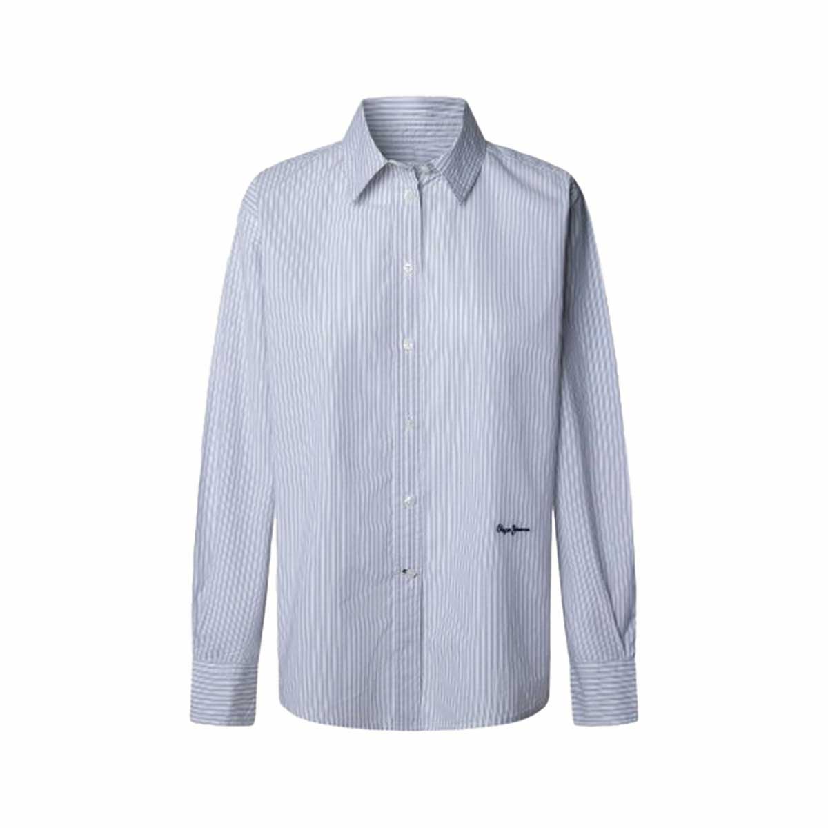 Camisa Corte Recto Rayas  Pepe Jeans Para Mujer Junior image number null