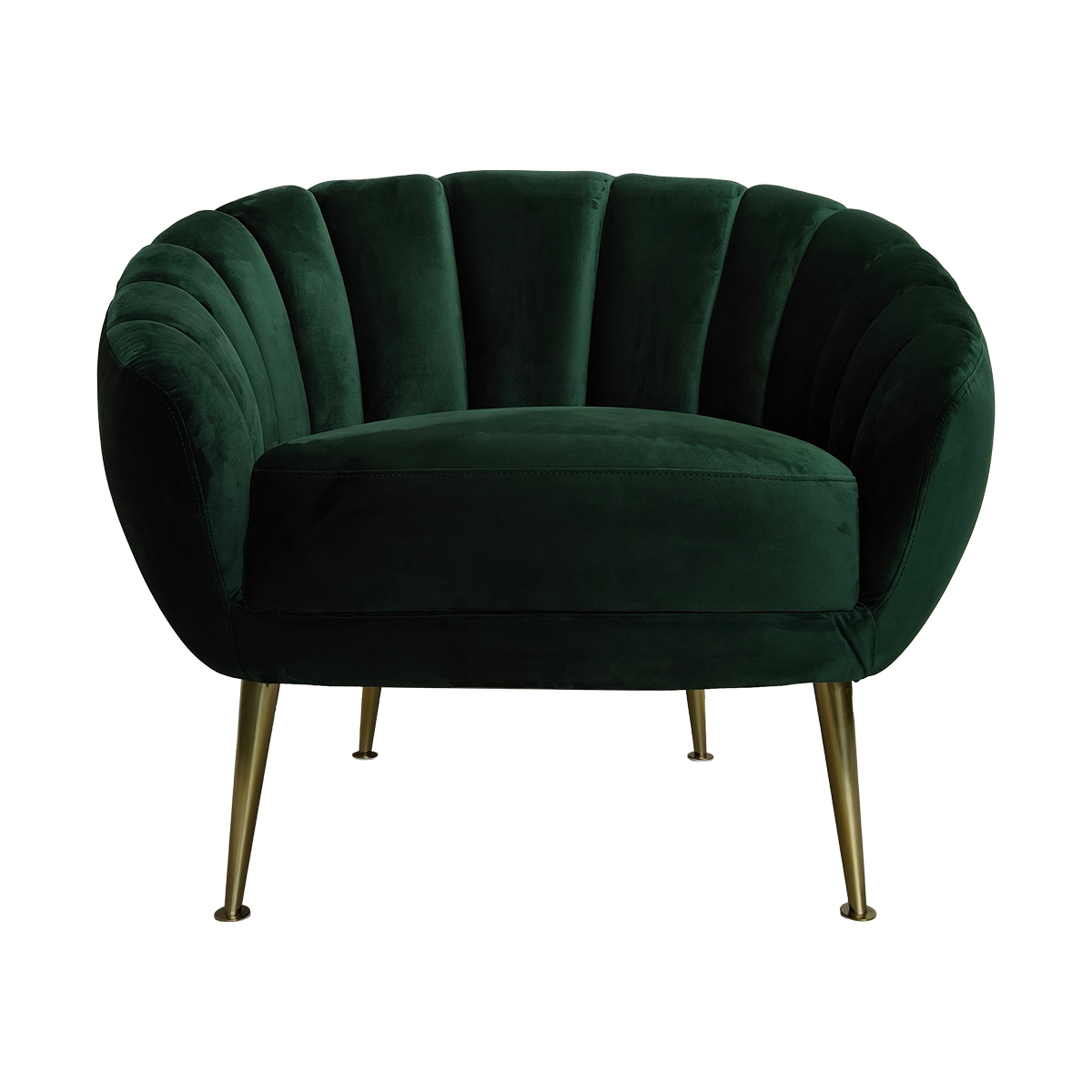 Sill&oacute;n Vintage Home Abby Velvet Green image number null