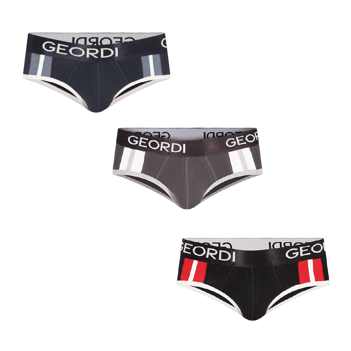 Set 3 Trusas Breaf Geordi para Hombre image number null