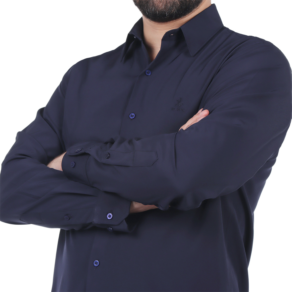 Camisa Slim Fit Manga Larga Polo Club para Hombre image number null