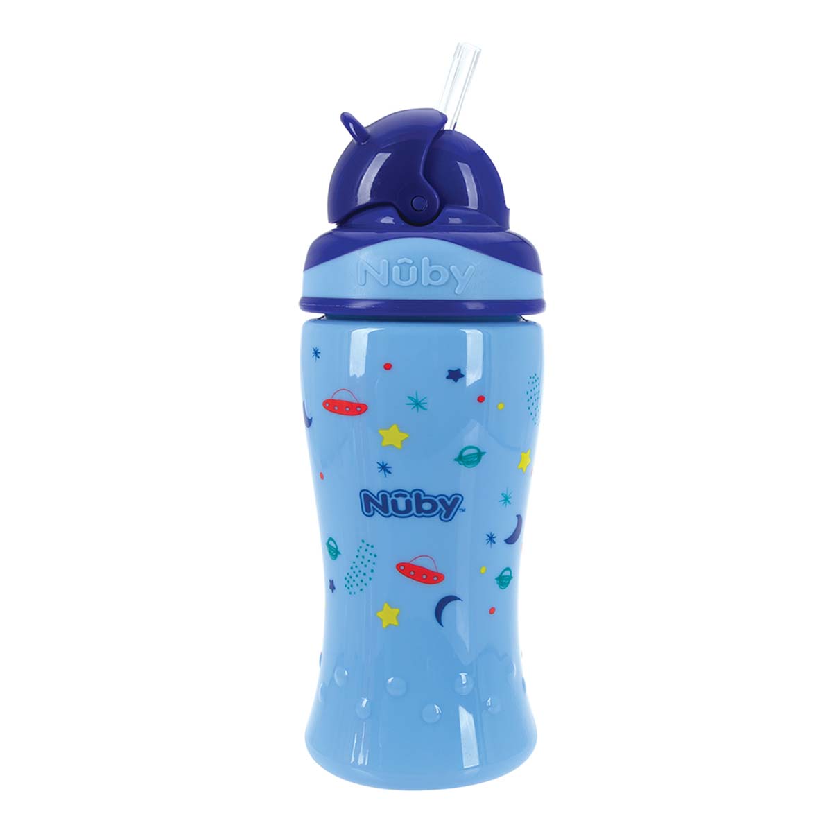 Vaso Nuby Thirsty Kids Flip con Popote de Silic&oacute;n image number null