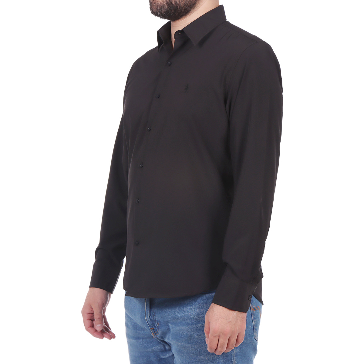 Camisa Slim Fit Manga Larga Elegante Polo Club para Hombre image number null
