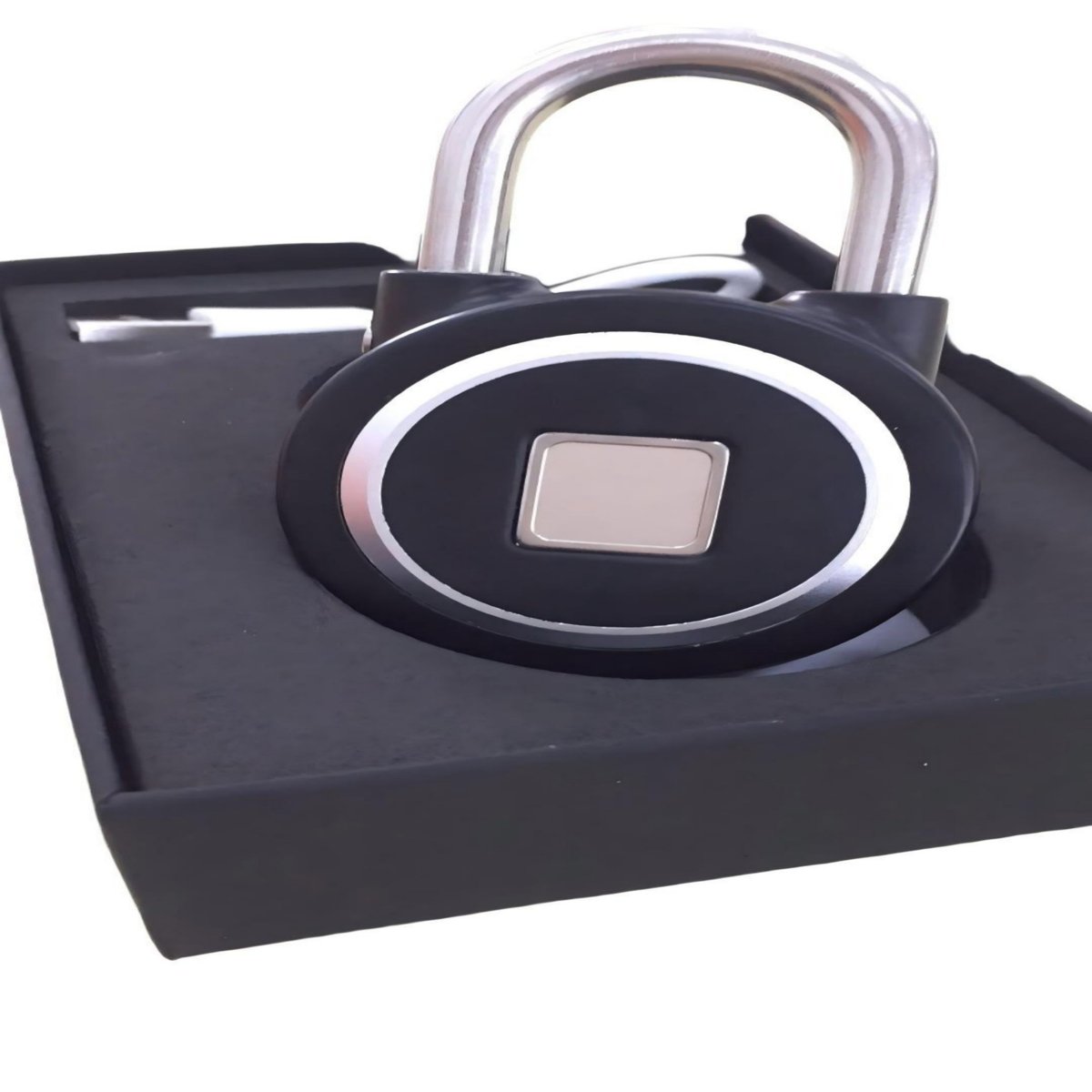 Candado Inteligente Recargable Bluetooth Huella Dactilar image number null
