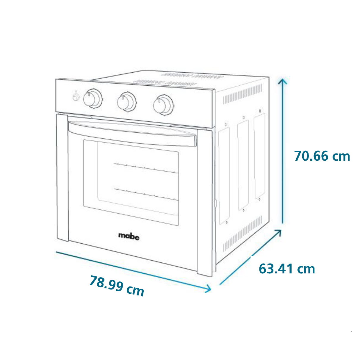 Trinomio Negro CMG60HM80CMPU7N Mabe image number null