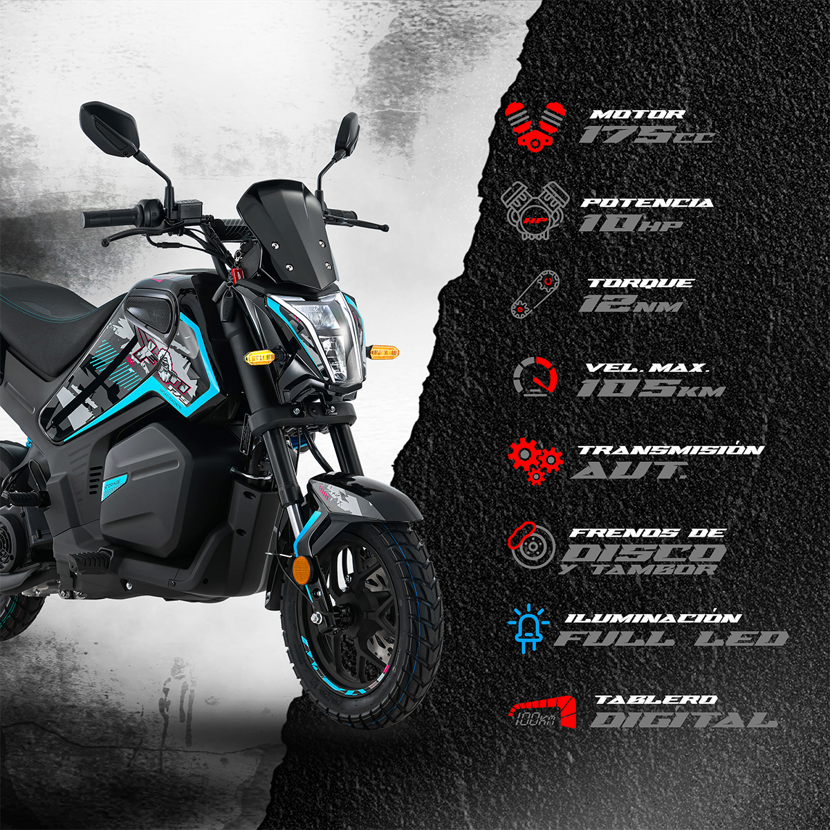 Motoneta Mb Yetti 175 Gt Line image number null