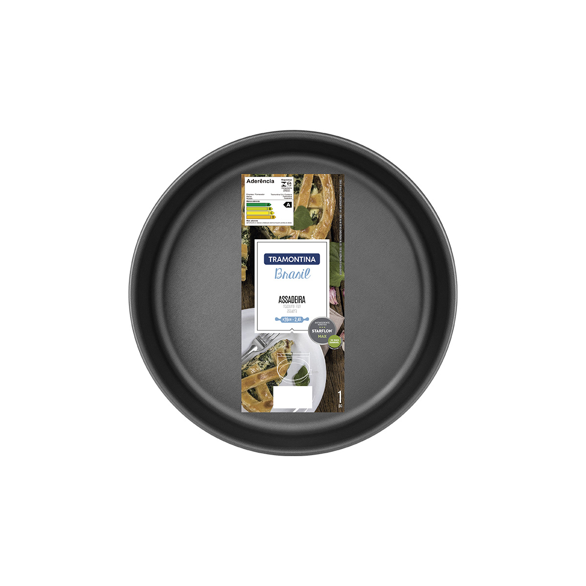 Molde Para Hornear 26 Cm Brasil Ngo Tramontina image number null