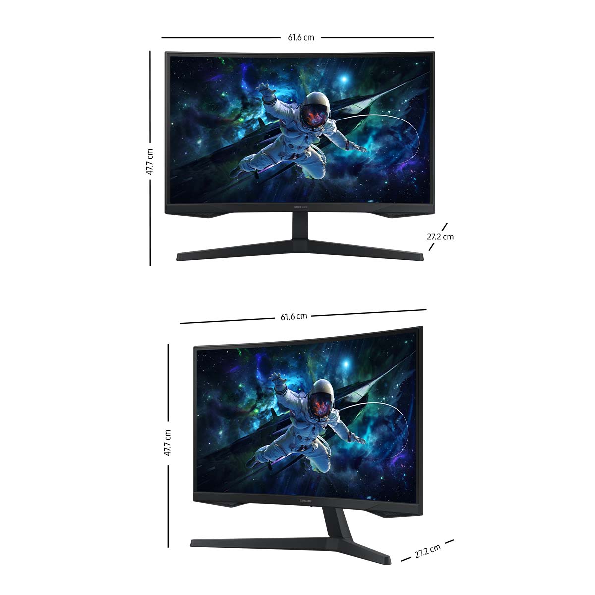 Monitor Samsung Gaming 27" Curvo Odyssey G5 image number null