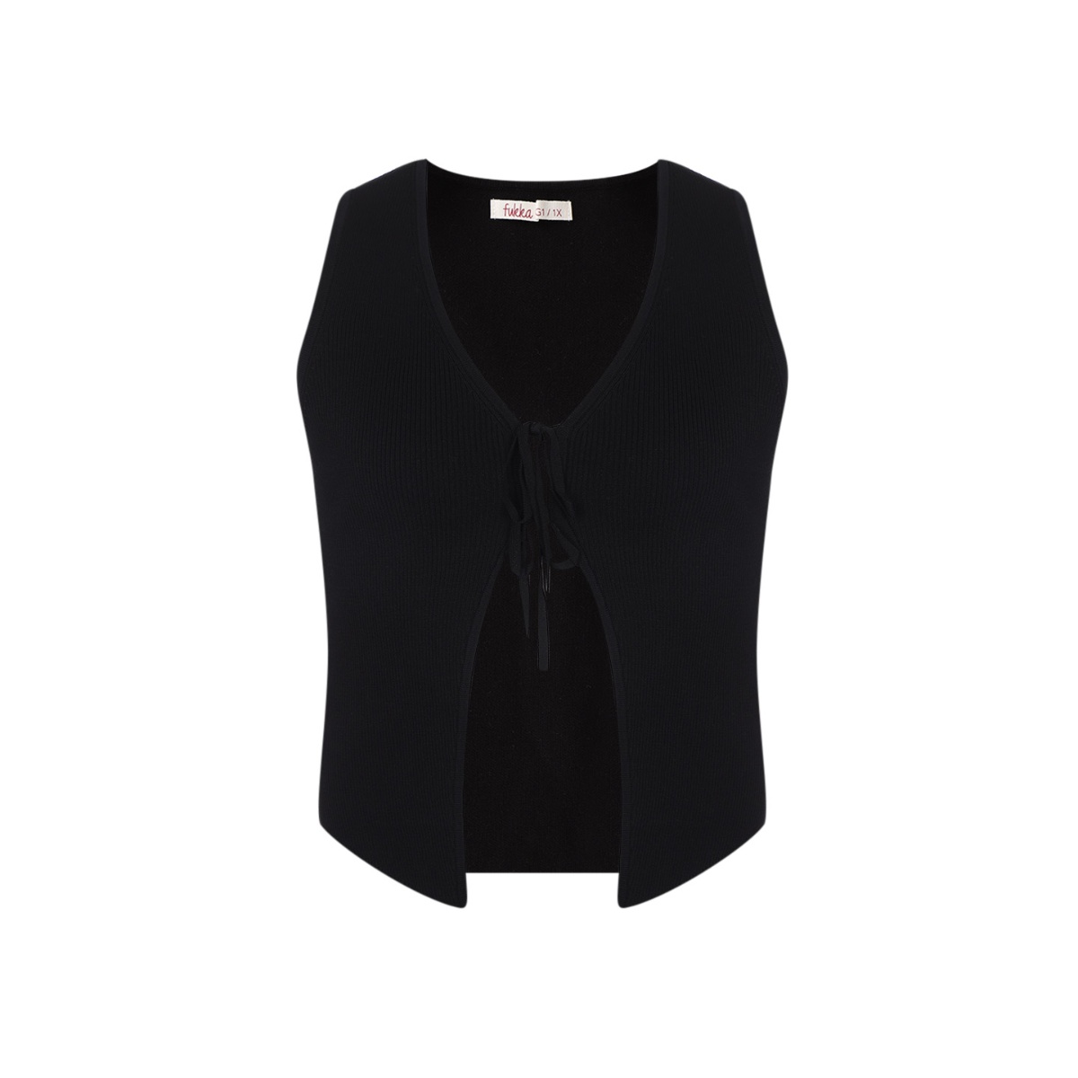Chaleco Largo Tejido Fukka para Mujer Curvy image number null